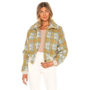 Tularosa printed teddy jacket.